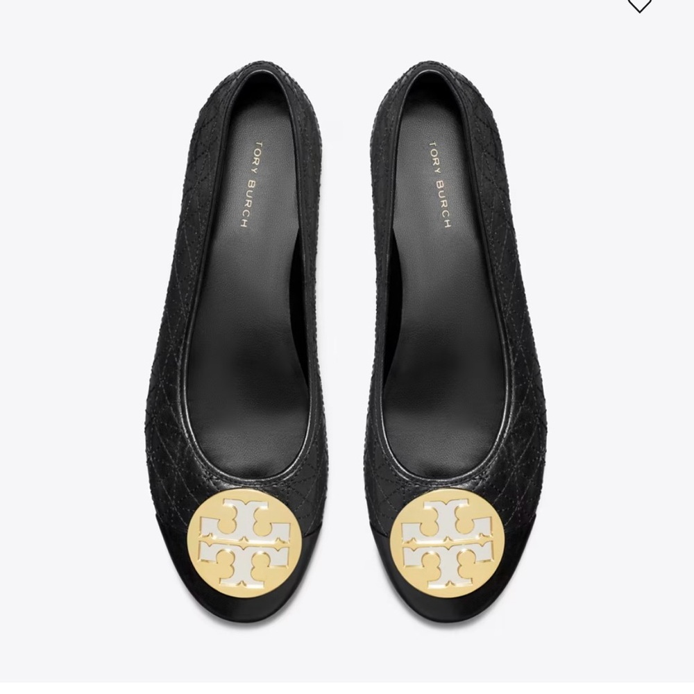 ☀️NEW☀️Tory Burch Black Quilted Flats
